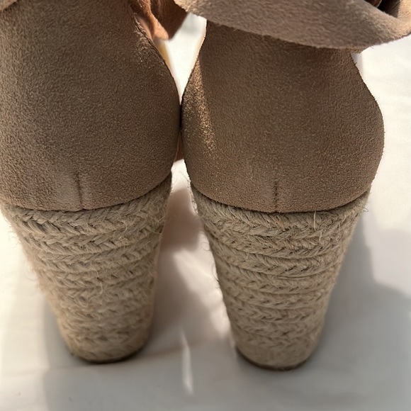 NIB ALDO l Size 10 l LARETTA Espadrilles Wedge Heel Sandals l Natural - Picture 11 of 13